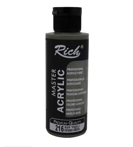 RİCH AKRİLİK BOYA 120 CC KÜF YEŞİLİ
