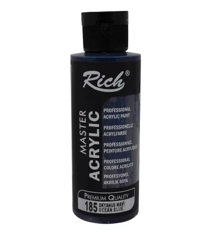 RİCH AKRİLİK BOYA 120 CC OKYANUS MAVİ