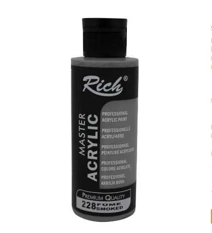 RİCH AKRİLİK BOYA 120 CC FÜME
