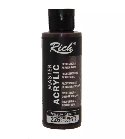 RİCH AKRİLİK BOYA 120 CC ÇİKOLATA
