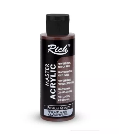 RİCH AKRİLİK BOYA 120 CC ASPHALTHUM