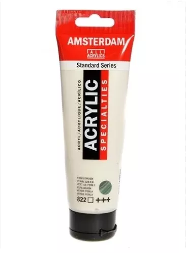 AMSTERDAM ACRYLİC TUBE 120 ML PEARL GREEN 822