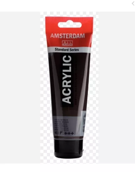 AMSTERDAM ACRYLİC TUBE 120 ML VANDYKE BROWN 403