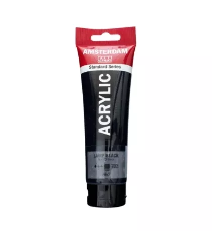 AMSTERDAM ACRYLİC TUBE 120 ML LAMP BLACK 702