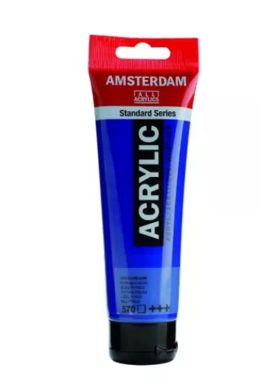 AMSTERDAM ACRYLİC TUBE 120 ML PHTHALO BLUE 570