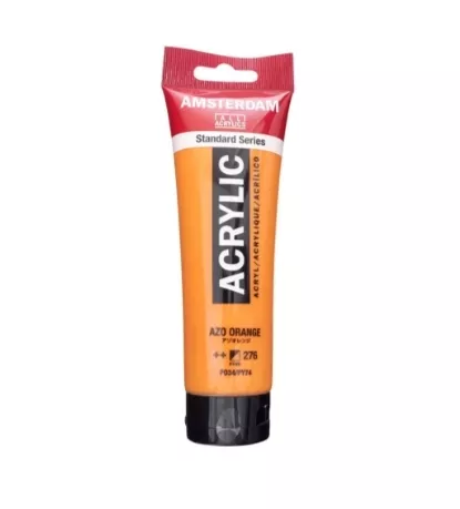 AMSTERDAM ACRYLİC TUBE 120 ML AZO ORANGE 276