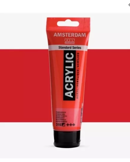AMSTERDAM ACRYLİC TUBE 120 ML PYRROLE RED 315