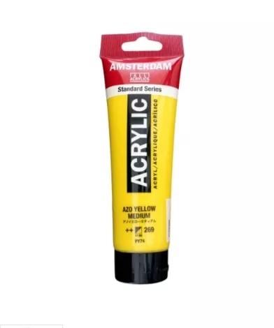 AMSTERDAM ACRYLİC TUBE 120 ML AZO YELLOW MEDİUM