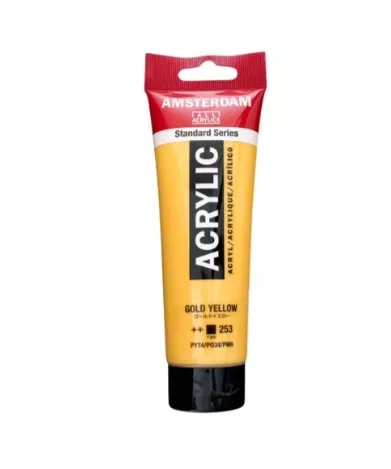 AMSTERDAM ACRYLİC TUBE 120 ML GOLD YELLOW 253