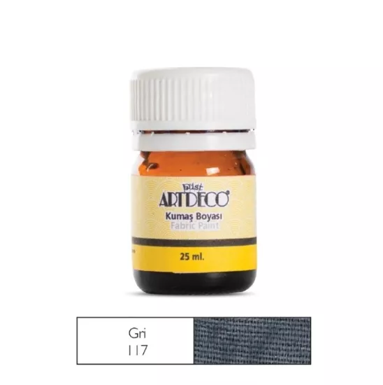 ARTDECO KUMAŞ BOYASI 25ML GRİ