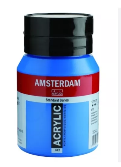 AMSTERDAM 25722 AKRİLİK BOYA 500 ML CYAN