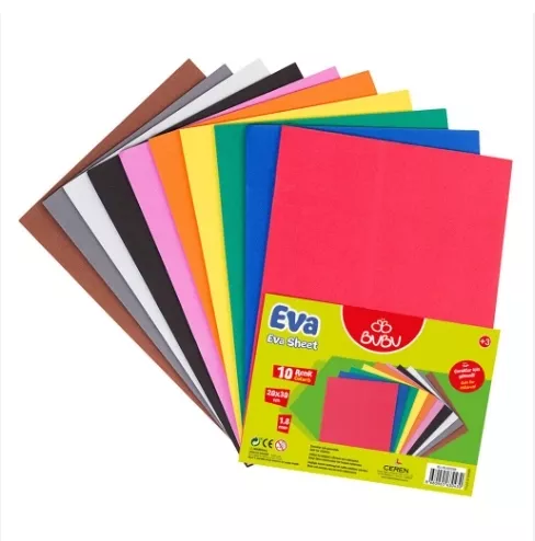 BU-BU EVA 20X30CM.10 RENK