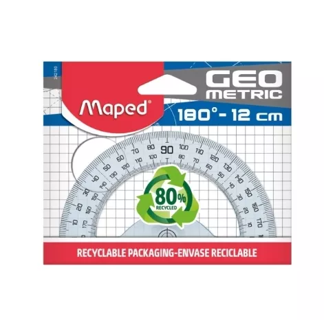 MAPED KRİSTAL AÇI ÖLÇER 180 DERECE 12CM