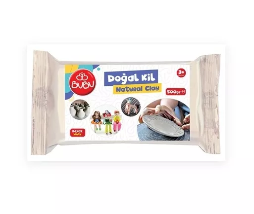 BUBU DOĞAL KİL 500 GR. BEYAZ