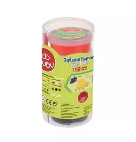 BU-BU ZIPLAYAN HAMUR 6 LI PVC