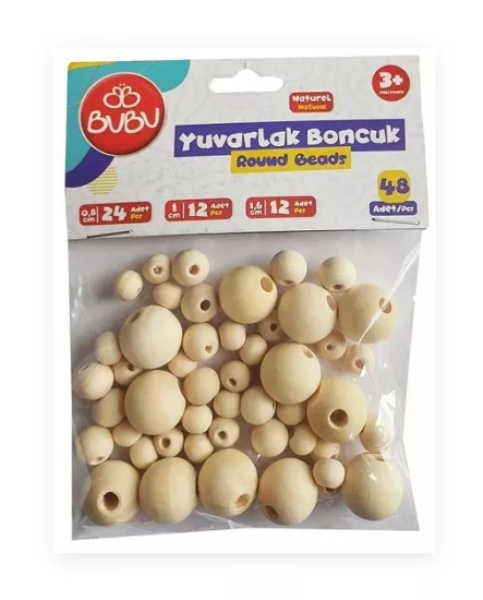 BU-BU YUVARLAK NATURAL BONCUK KARIŞIK
