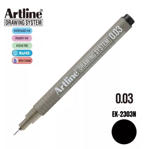 ARTLİNE 2303 ÇİZİM KALEMİ 0.03MM SİYAH