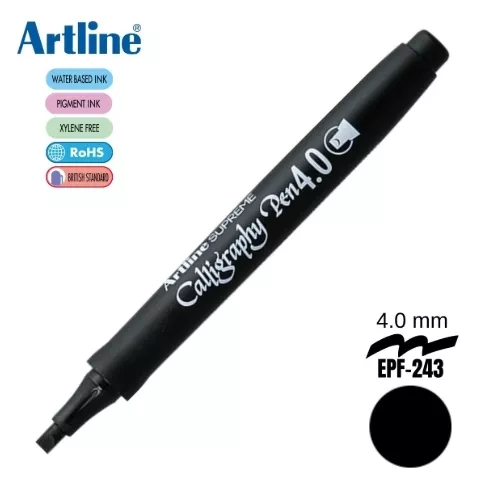 ARTLİNE 244 CALLİGRAPHY KALEM 4MM SİYAH