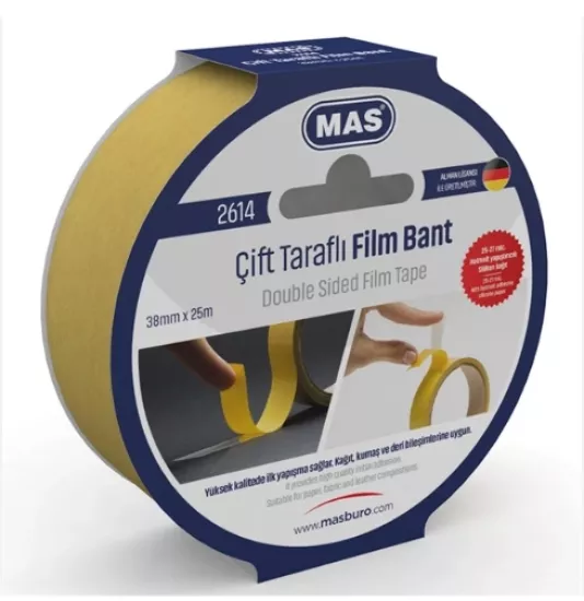 MAS ÇİFT TARAFLI BANT 38MM X 25M