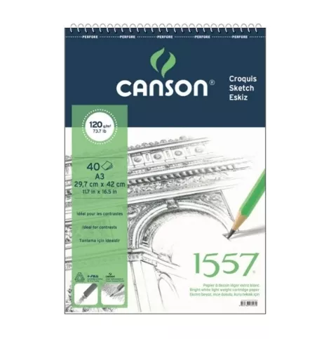 CANSON ÇİZİM BLOK A3 120 GR. 40 YP.