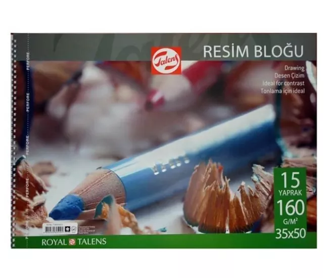 TALENS SPR ÇİZİM BLOK 160GR 25X35 15YP