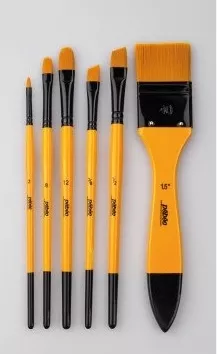 PEBEO SET-8 6Lİ FIRÇA SETİ DÜZ KESİK KEDİ DİLİ 
