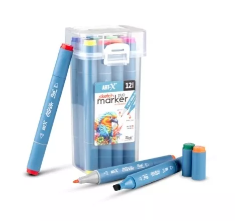 RİCH ART-X SKETCH MARKER DUO 12Lİ SET