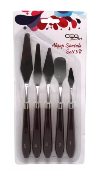 CEO ART AHŞAP SPATULA SETİ 5’Lİ