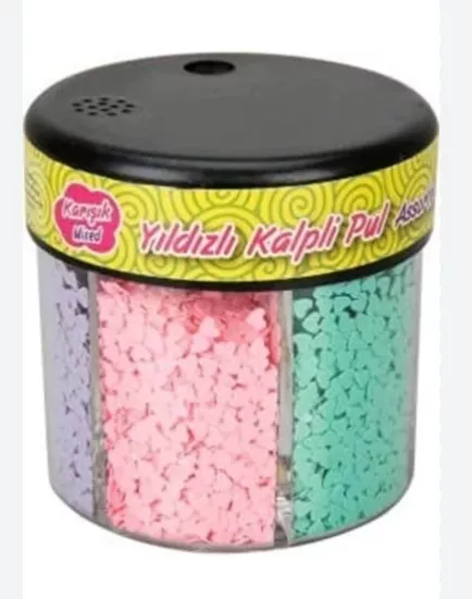 BU-BU  YILDIZLI KALPLİ PUL 80GR (6LI)