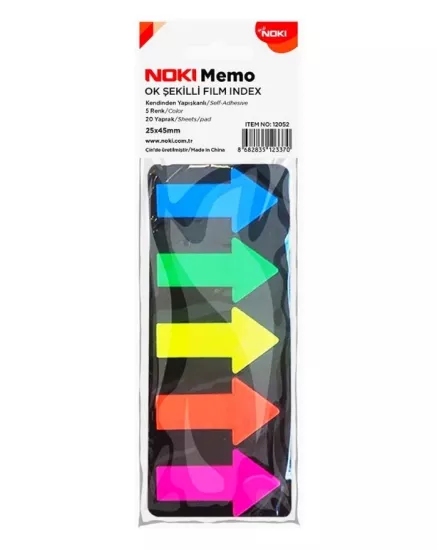 NOKİ MEMO 25X44MM OK ŞEKİLLİ FİLM İNDEKS