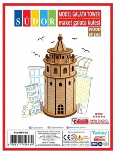 SÜDOR AHŞAP MAKET GALATA KULESİ