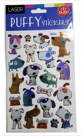 BUBU PUFFY STICKERS - 6203