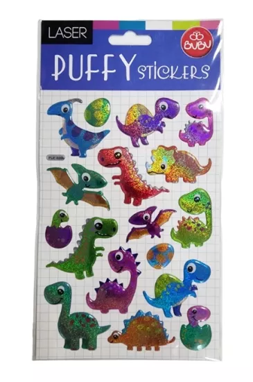 BUBU PUFFY STICKERS - 6208