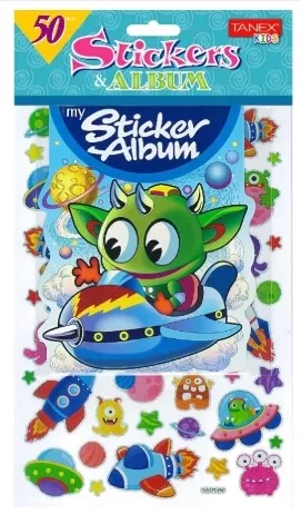 TNX-25455 TATLI UZAY CANAVARI ALBÜM SERİSİ