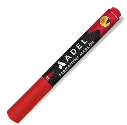 ADEL MARKER KALEM KIRMIZI