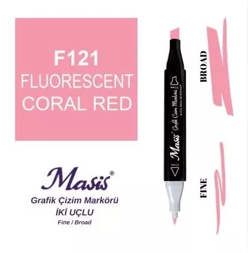 MASİS FLORESAN KIRMIZI NO:21