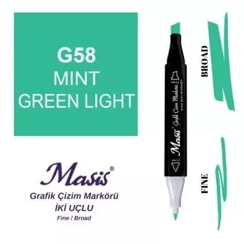 MASİS AÇIK NANE YEŞİLİ NO:58