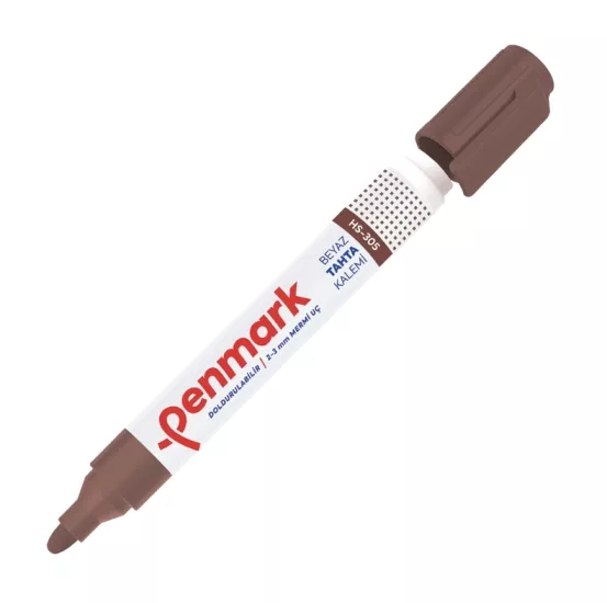 PENMARK DOLDURULABİLİR BEYAZ TAHTA KALEMİ KAHVERE