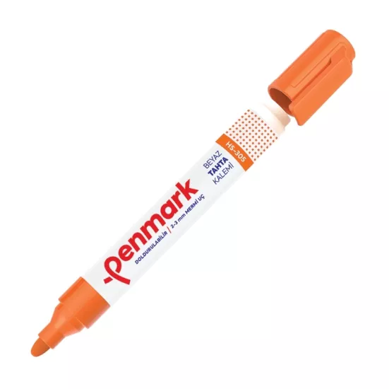 PENMARK DOLDURULABİLİR BEYAZ TAHTA KALEMİ TURUNCU