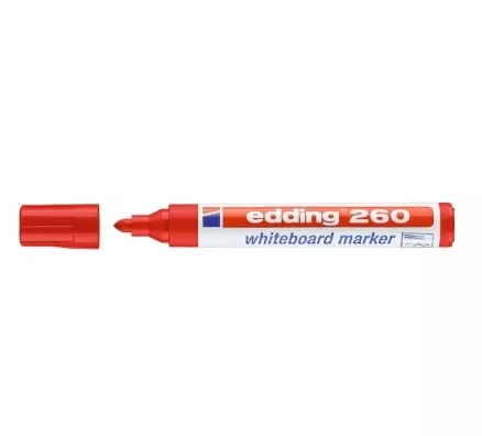 EDDING BEYAZ TAHTA KALEMİ KIRMIZI