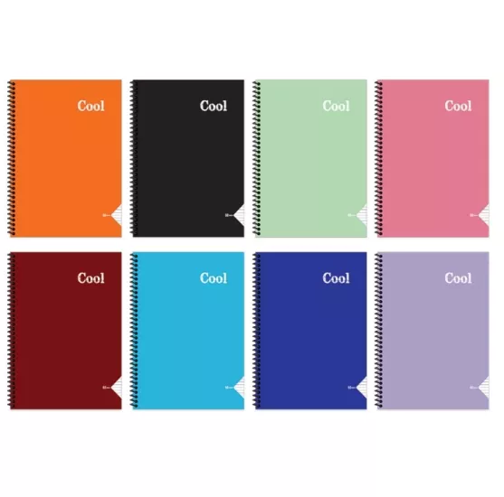 KESKİN 72 YP. TELLİ PP KAPAK ÇİZGİLİ DEFTER