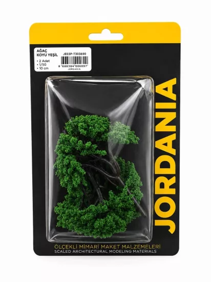 JORDANİA AĞAÇ 1/50 10,0cm KOYU YEŞİL
