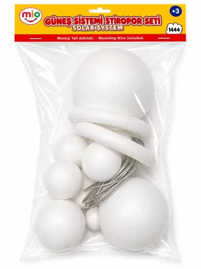 MİLEO STRAFOR KÖPÜK FİGÜR TOP 10CM (4LÜ PAKET)