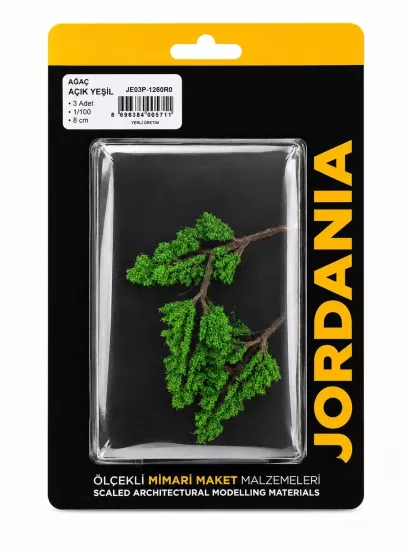JORDANİA AĞAÇ 1/100 8,0CM AÇIK YEŞİL