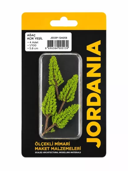 JORDANİA AĞAÇ AÇIK YEŞİL 1/100 5,8CM