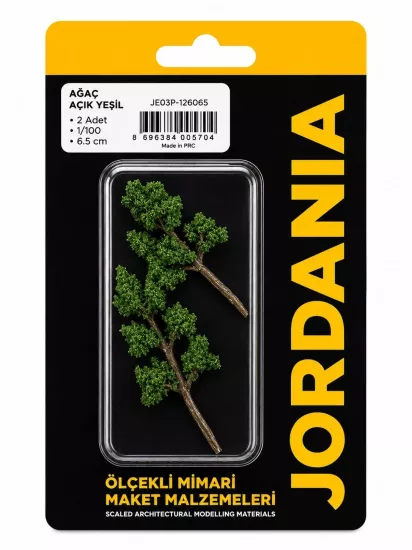 JORDANİA AĞAÇ 1/100 6,5CM AÇIK YEŞİL