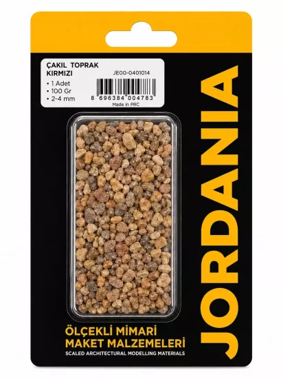 JORDANİA ÇAKIL TOPRAK RENGİ /KIRMIZI 2-4 MM