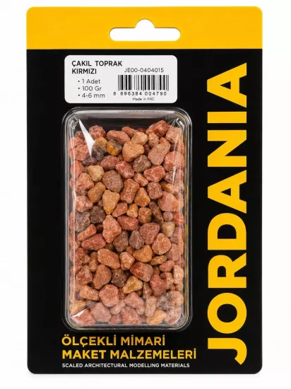 JORDANİA ÇAKILTOPRAK RENGİ /KIRMIZI 4-6 MM