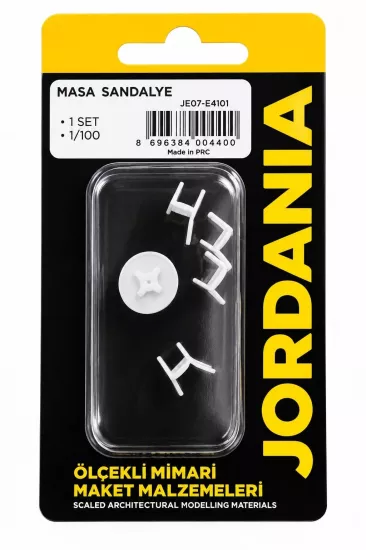 JORDANİA YUVARLAK MASA VE 4 SANDALYE 1/100