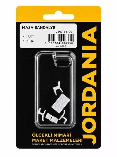 JORDANİA KARE MASA VE 4 SANDALYE 1/100
